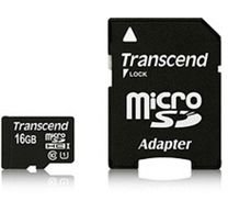 Transcend paměťová karta Ts16gusdu1 Micro Sdhc karta