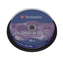 DVD+R Double layer Verbatim  8x spindl po 50ks 8,5GB