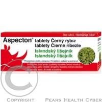 ASPECTON tablety na kašel černý rybíz 30ks