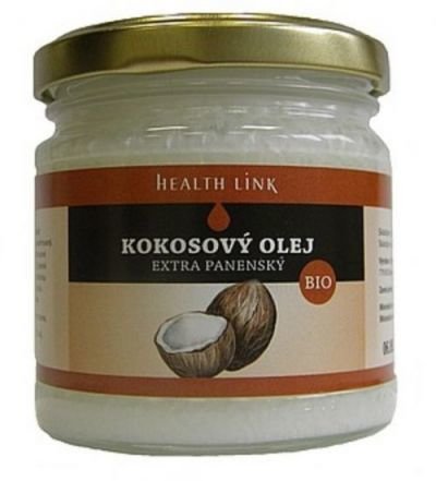 Health Link Bio Extra panenský  kokosový olej 200ml