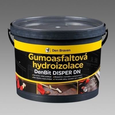 Gumoasfaltová hydroizolace (10kg) DenBit DISPER DN, KBELÍK