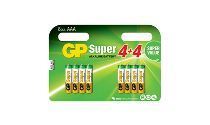 Alkalická baterie AAA GP, 1.5V, Super Alkaline, 8 ks