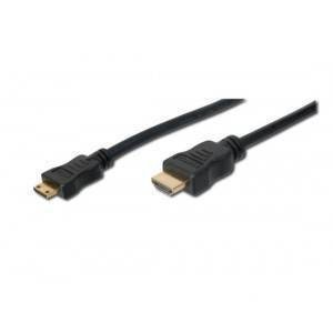 Digitus HDMI propojovací kabel mini HDMI na HDMI 2m AK-330106-020-S