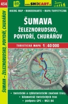 SHOCart 434 Šumava, Železnorudsko, Povydří, Churáňov 1:40 000 turistická mapa