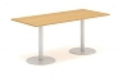 Jednací stůl 180x80 cm - centrální kovové podnoží A-4S-180x80
