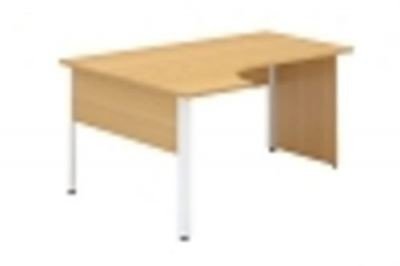 ERGO kancelářský stůl 160x120/80 cm levý - deskové podnoží A-1S-160x120/80 L