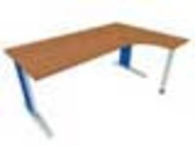 Stůl ERGO trubka- bez skříně - levý ERGI 1800 L