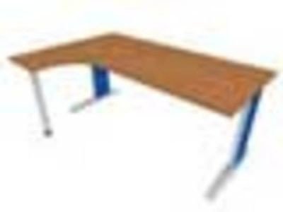 Stůl ERGO trubka- bez skříně - pravý ERGI 1800 P