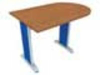 Stůl jednací 120 cm s obloukem IHS 1200-1