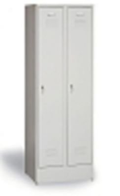 Šatní skříň kovová dvoudílná 600x500x1800 mm GB 213 B