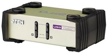 Aten CS-82U DataSwitch elektronický 2:1 (kláv.,VGA,myš) USB + PS/2