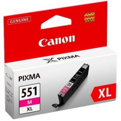 Canon originální ink CLI551M XL, magenta, 11ml, 6445B004, high capacity, blistr, Canon PIXMA iP7250, MG5450, MG6350