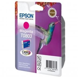Epson originální ink C13T08034011, magenta, 7,4ml, Epson Stylus Photo PX700W, 800FW, R265, 285, 360, RX560