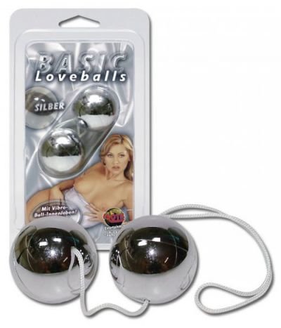 You2Toys Basic Loveballs - venušiny kuličky stříbrné barvy