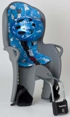 Hamax Kiss Safety Package Grey Blue Dětská sedačka/vozík