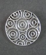 Kruhy v kruhu - stříbrný přívěsek