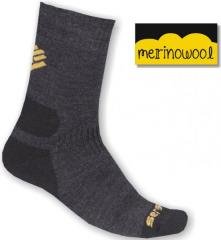 Vlněné ponožky Sensor Expedition Merino, černá, 23-25