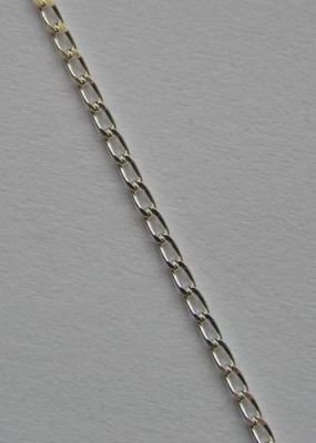 Klasický C - stříbrný řetízek - délka 40cm