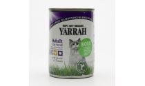 Kousky kuřecí a krůtí pro kočky v konzervě Yarrah 405 g