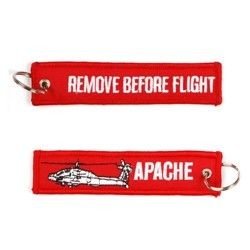 Klíčenka REMOVE BEFORE FLIGHT / APACHE