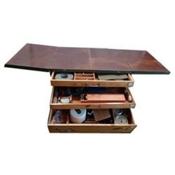 Ponk s nářadím a šuplíky AČR skládací