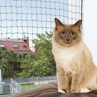 Trixie ochranná síť pro kočky - olivová - 8 x 3 m