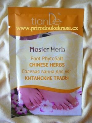 Solná koupel na nohy Čínské byliny  50 g