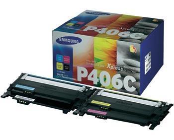 Samsung CLT-P406C 4-pk CYMK Toner Cartridge