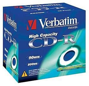 VERBATIM CD-R 90 40x box 10pck/BAL