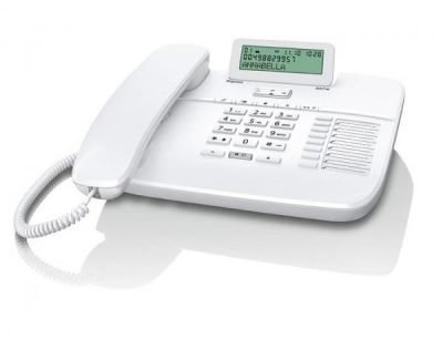 SIEMENS Gigaset DA710 - standardní telefon s displejem, barva bílá
