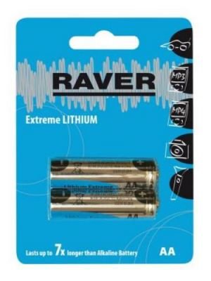 Raver tužková baterie Aa B7821 Lithiova R06