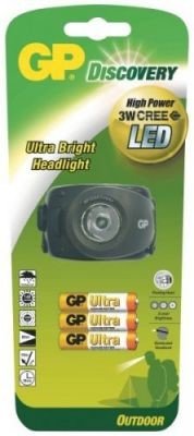 GP LED svítilna LOE208, 3W CREE LED (140 lumenů), 3x AAA