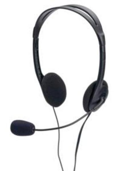 Ednet Headset s ovladaním hlasitosti, 1,8m