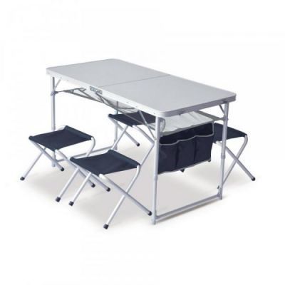Pinguin TABLE SET - campingový set - stůl s židlemi