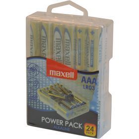 Maxell Alkaline AAA 1,5V mikrotužka POWER PACK 24ks