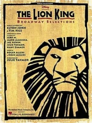 The Lion King: Broadway Selections (noty, klavír, zpěv, kytara, akordy)