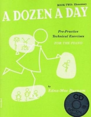 Edna Mae Burnam: A Dozen A Day: Book 2 - Elementary Edition (noty na klavír) (+doprovodné CD)