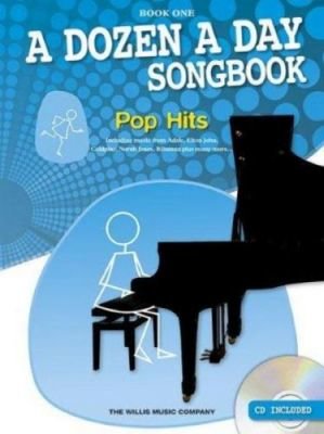 A Dozen A Day Songbook: Pop Hits 1 (noty na sólo klavír) (+doprovodné CD)
