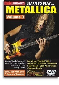Lick Library: Learn To Play Metallica Volume 3 (DVD) (video škola hry na kytaru)