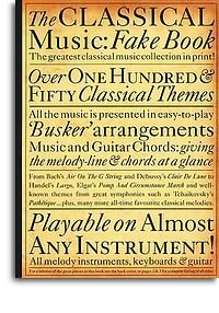 The Classical Music Fake Book (noty, melodická linka s akordovými značkami)