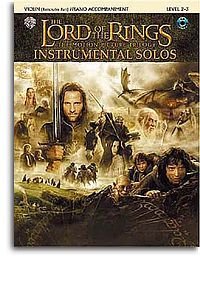 Lord Of The Rings: Instrumental Solos: Violin/Piano Accompaniment (Book/CD) (noty, housle, klavírní doprovod)