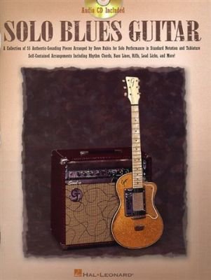 Solo Blues Guitar (noty, tabulatury, kytara) (+doprovodné CD)