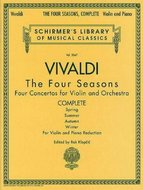 Antonio Vivaldi: The Four Seasons - Complete Edition (noty, housle, klavírní doprovod) - Čtvero ročních období