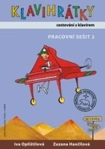 Klavihrátky - cestování s klavírem - pracovní sešit 2 - Iva Oplištilová, Zuzana Hančilová