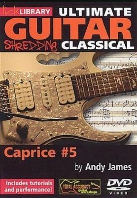 Lick Library: Ultimate Guitar Techniques Shredding Classical - Caprice No.5 (DVD) (video škola hry na kytaru)