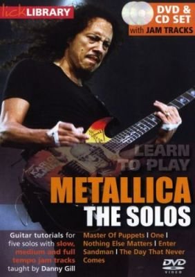 Lick Library: Learn To Play Metallica - The Solos (DVD) (video škola hry na kytaru)
