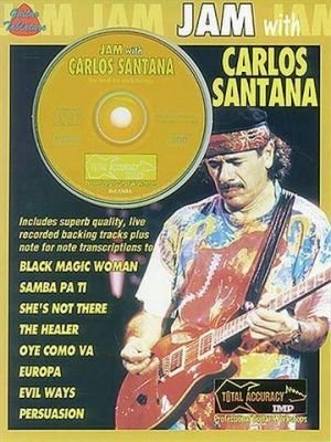 Jam With Carlos Santana (tabulatury, noty, akordy, kytara) (+doprovodné CD)