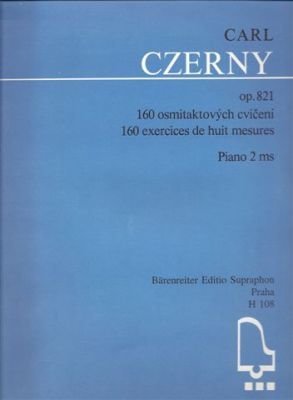 Carl Czerny: 160 osmitaktových cvičení op. 821