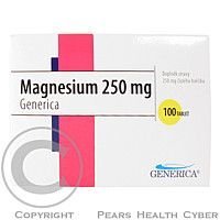GENERICA Magnesium 250 mg 100 tablet
