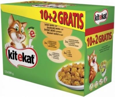 Kitekat kapsa Selské menu 12 x 100 g